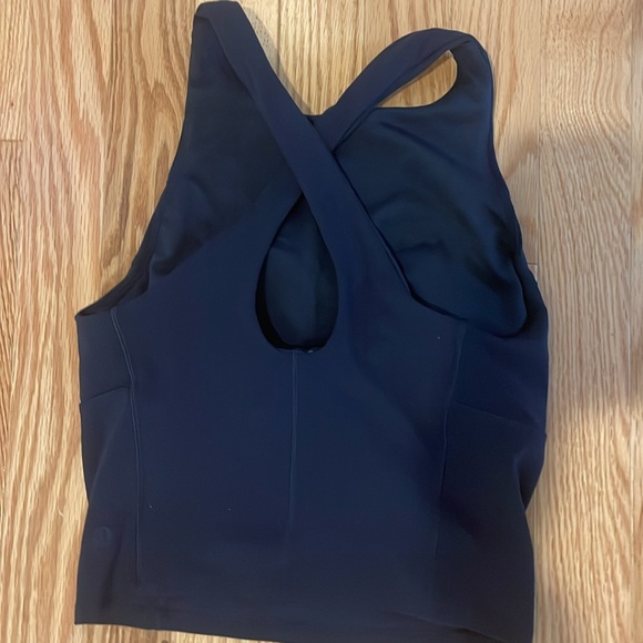 Lululemon blue sports bra tank top - Picture 2 of 10